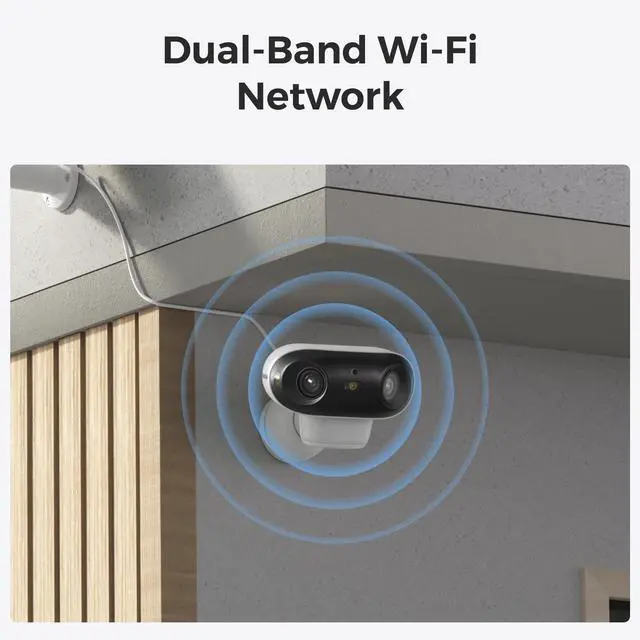 Alt view image 6 of 7 - Reolink Argus 4 Pro with With 6W Black Solar Panel 4K Battery Camera ColorX Night Vision, 180° Blindspot-Free View, Outdoor Camera with Dual-Band Wi-Fi 6, Smart AI Detection, Home Hub Compatible