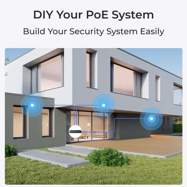 Alt view image 7 of 7 - Reolink 4K Outdoor Security Camera, Smart Human/Vehicle Detection Audio Bullet Work with Google Assistant PoE IP Camera, 256GB Micro SD (not Included) Storage for 24/7 Recording, RLC-810A