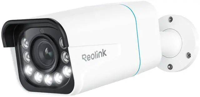 Main image of REOLINK 4K PoE Security Outdoor IP Camera with Human/Vehicle Detection, 5X Optical Zoom, Motion Spotlight, Color Night Vision, Time-Lapse, Two-Way Talk, 256GB SD Card(Not Included) Storage, RLC-811A