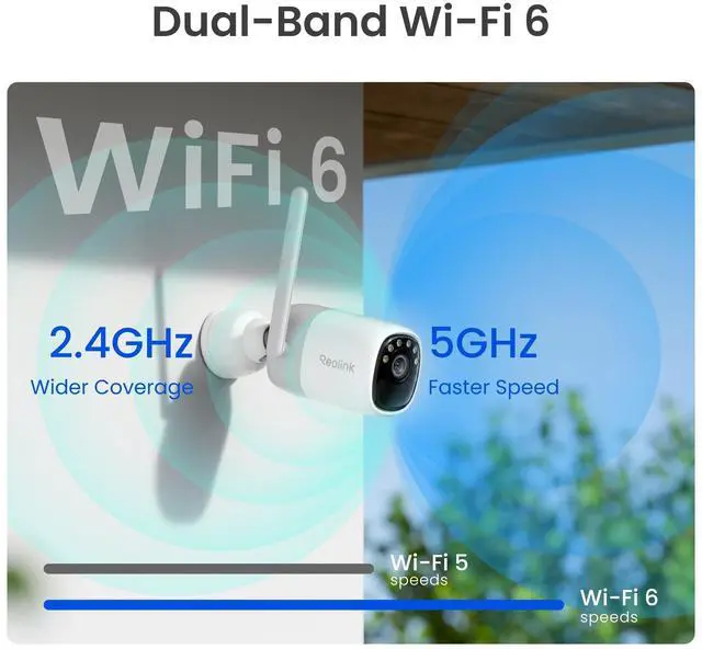 Alt view image 6 of 7 - Reolink 2K 2-Pack Reolink Altas Wireless Battery Outdoor Security Camera, ColorX Night Vision, Wi-Fi 6, 10s Pre-recording, Bullet Camera with 540 days of Battery Life