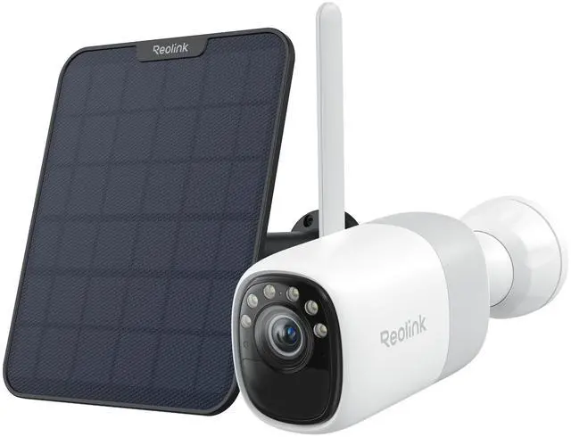 Main image of Reolink 2K Wireless Battery Outdoor Security Camera, ColorX Night Vision, Wi-Fi 6, 10s Pre-recording, Reolink Altas with Solar Panel 2 6W Black 1-Pack