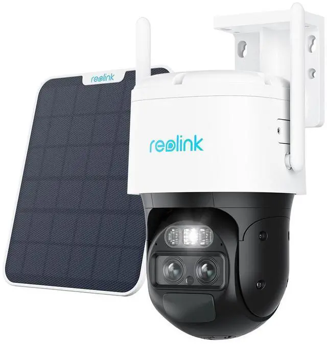 Main image of Reolink Battery Outdoor Security Camera, 2K 4MP, Pan&Tilt, Auto-Zoom Track, Dual Views, TrackMix LTE+Solar Panel 2