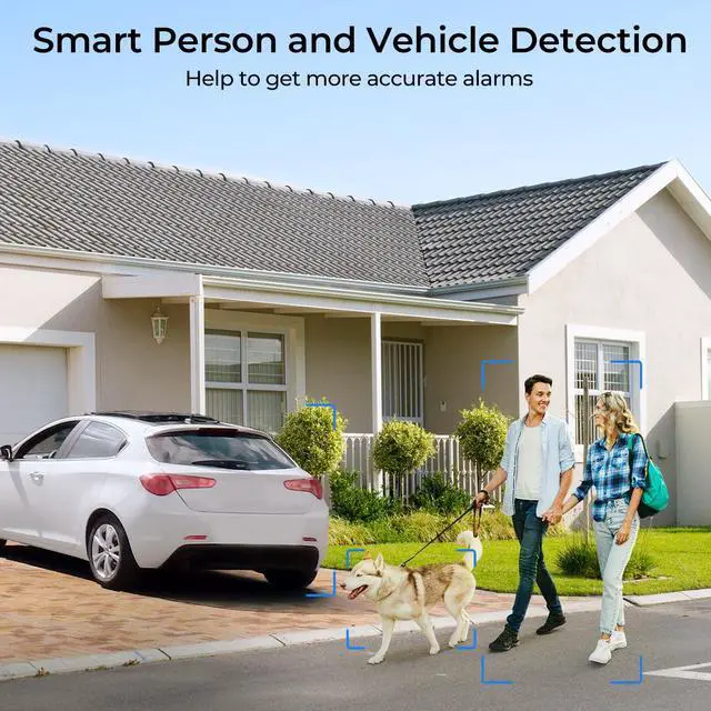 Alt view image 6 of 7 - Reolink Battery Outdoor Security Camera, 2K 4MP, Pan&Tilt, Auto-Zoom Track, Dual Views, TrackMix LTE+Solar Panel 2