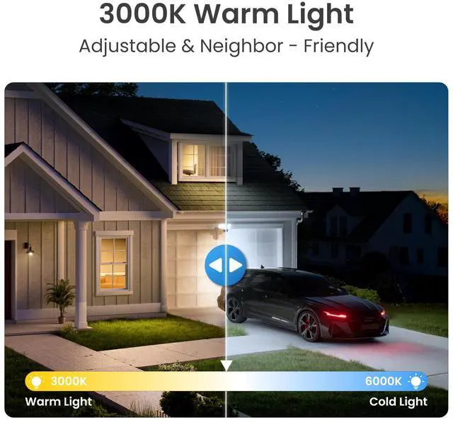 Alt view image 3 of 7 - Reolink 4K WiFi Outdoor Security Camera with 16MP 180º Panoramic view, Floodlights, Smart Detection, Perimeter Protection, Two-Way Audio, Motion Track, Elite Floodlight WiFi