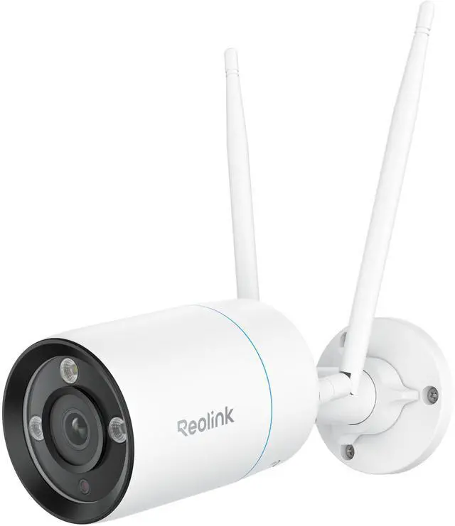 REOLINK RLC-810WA 4K Wi-Fi 6 Security Camera, 2.4/5GHz WiFi Outdoor Camera, Plug-in Power (DC 12V/1A), Smart Detection, Color Night Vision, Two-Way Talk, 24/7 Recording, IP67 Waterproof