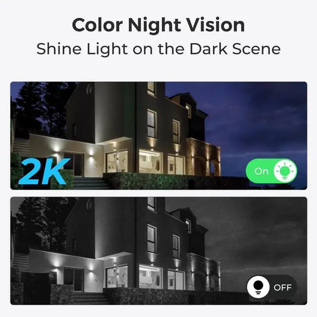 Alt view image 3 of 7 - Reolink Home Hub with Lumus 2K Smart Wi-Fi Outdoor Security System, Color Night Vision, 2.4/5GHz Dual-Band WiFi Plug in Camera, Smart Person/Vehicle/Animal Detection, Two-Way Talk, Local Storage