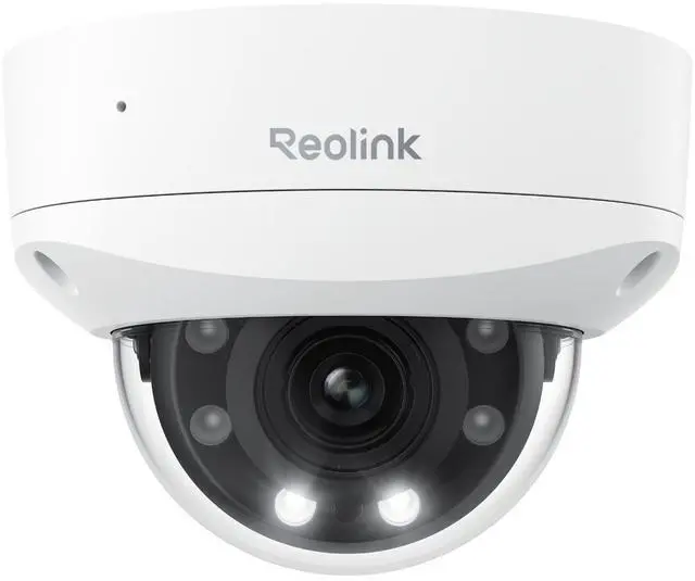 REOLINK RLC-843A 4K 8MP IK10 Vandalproof PoE Security Outdoor Camera with Spotlights, 5X Optical Zoom, Color Night Vision, Two-Way Talk, IP67, Smart Human/Vehicle/Animal Detection, No PT Supported