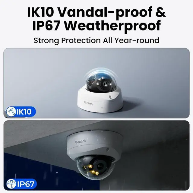 Alt view image 4 of 7 - Reolink Duo 3V PoE 8K 16MP 180° Dual-Lens PoE IP Camera, IK10 Vandal-Proof, Person/Vehicle/Animal Detection, Spotlight Color Night Vision, IP67 Weatherproof