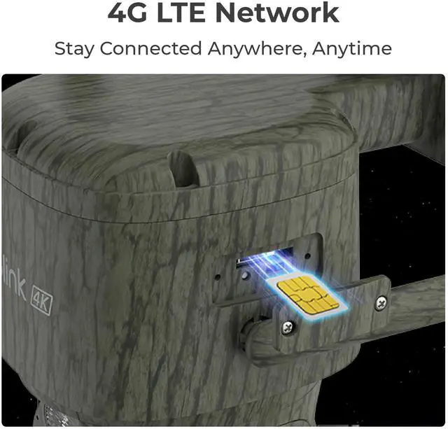 Alt view image 3 of 7 - Reolink TrackMix LTE-C 4G 4K Dual Lens Cellular Trail Security Camera, 4G LTE, Auto Tracking No WiFi Solar Powered Camera with 6X Hybrid Zoom, No-Glow IR, IP66 for Wildlife