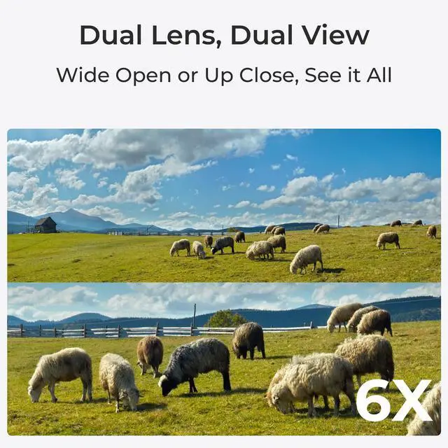 Alt view image 4 of 7 - Reolink TrackMix LTE-C 4G 4K Dual Lens Cellular Trail Security Camera, 4G LTE, Auto Tracking No WiFi Solar Powered Camera with 6X Hybrid Zoom, No-Glow IR, IP66 for Wildlife