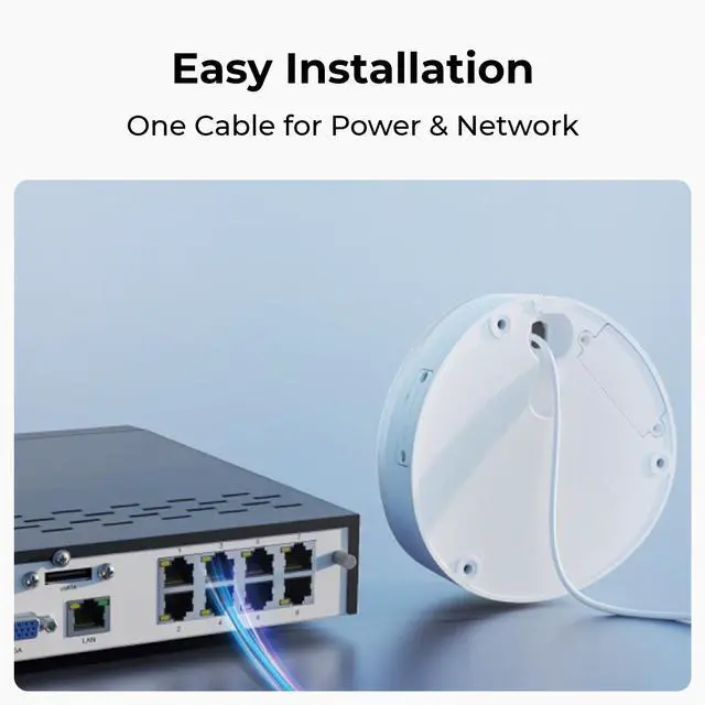 Alt view image 5 of 14 - Reolink Security Camera Outdoor, IP PoE Dome Surveillance Camera, Smart Human/Vehicle Detection, Work with Smart Home, 100ft 5MP HD IR Night Vision, Up to 256GB Micro SD Card - RLC-520A