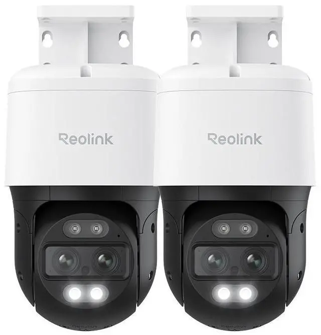 Main image of Reolink TrackMix PoE-2Pack 4K PTZ Security Camera System Outdoor, Home IP PoE 360 Camera with Dual-Lens, Auto 6X Hybrid Zoomed Tracking, 355° Pan & 90° Tilt AI Detection