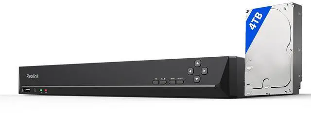 Main image of REOLINK RLN16-410 16CH Network Video Recorder for Home Security Camera System, Only Work with 16MP/12MP/4K/8MP/5MP/4MP The Same Brand PoE IP Cam, 24/7 Recording to Pre-Installed 4TB Hard Drive