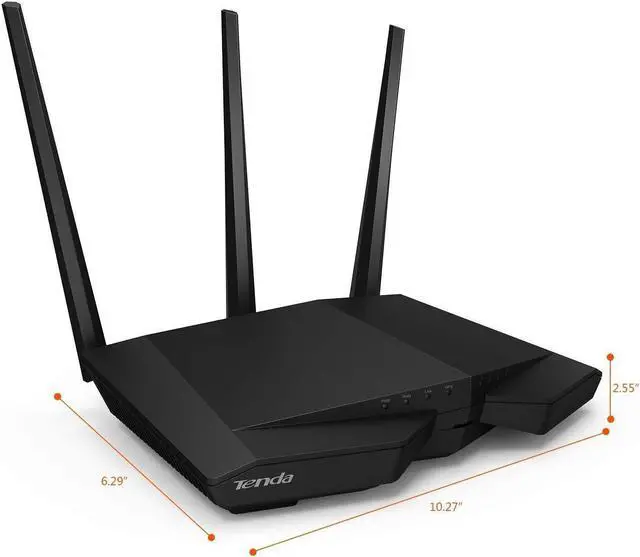 Alt view image 12 of 14 - Tenda AC18 AC1900 Smart Dual-Band Gigabit Wi-Fi Router