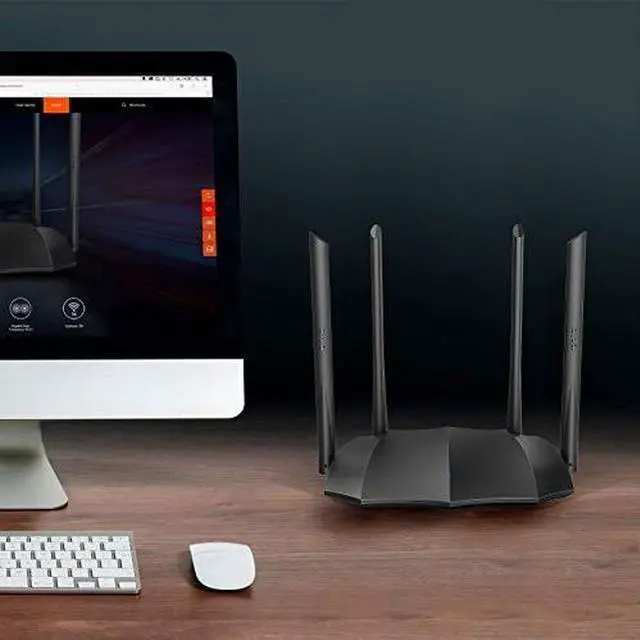 Alt view image 16 of 20 - Tenda AC8 IEEE 802.11ac Ethernet Wireless Router - 2.40 GHz ISM Band - 5 GHz UNII Band - 4 x Antenna(4 x External) - 150 MB/s Wireless Speed - 3 x Network Port - 1 x Broadband Port - Gigabit Ethernet