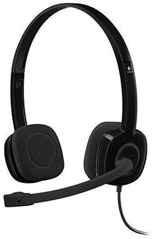 Main image of Logitech 3.5 mm Analog Stereo Headset H151 with Boom Microphone - Black