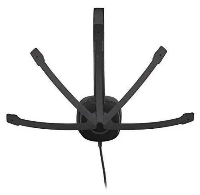 Alt view image 4 of 7 - Logitech 3.5 mm Analog Stereo Headset H151 with Boom Microphone - Black