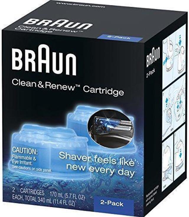 Braun Clean Renew Refill Cartridge - Pack of 3 for sale online
