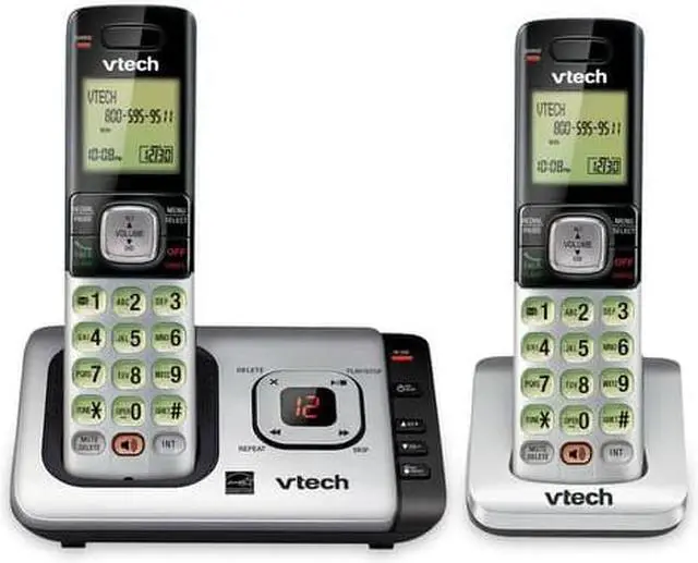 Alt view image 2 of 10 - Vtech Communications CS6729-2 Cordless Phone Answering System, Caller ID/Call Waiting, 2-Handset - Quantity 1
