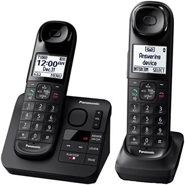 Alt view image 10 of 20 - Panasonic KX-TGL432B 2 Handset Cordless Phone