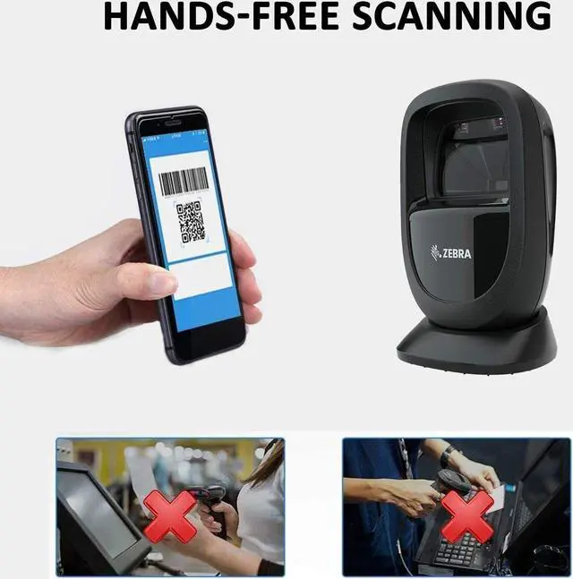 Alt view image 3 of 7 - New Zebra DS9308-SR 1D/2D Presentation Handheld Barcode Scaner USB Kit Code Reader