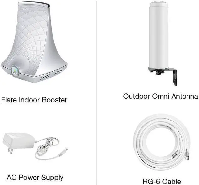 Alt view image 2 of 2 - SureCall Flare Home Cellular Phone Signal Booster (SC-POLY-DT-O-KIT)