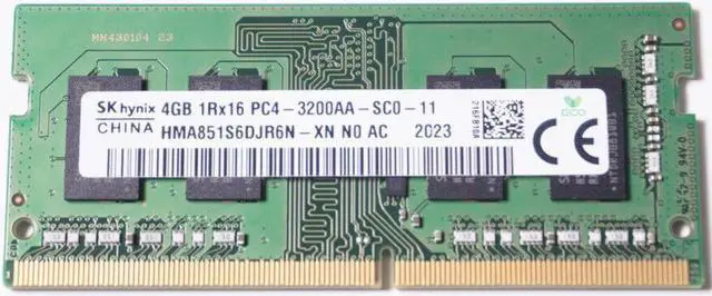 Main image of SK Hynix 8GB 2x4GB PC4-3200AA DDR4 3200Mhz SO-DIMM Laptop Memory HMA851S6DJR6N-XN