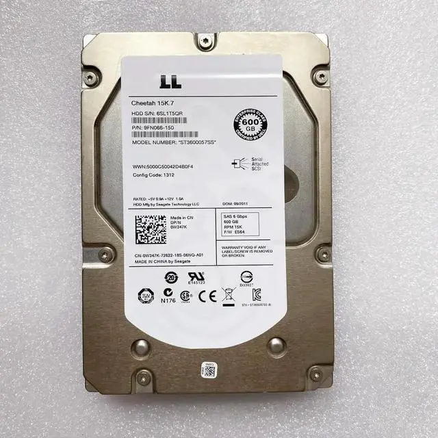 Main image of 9NF066-150 ST3600057SS 0W347K 600GB SAS 6G 15K