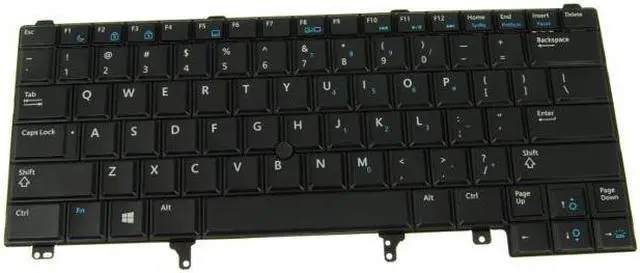 Alt view image 5 of 8 - Dell OEM Latitude E6440 Laptop Keyboard  Stick Mouse Pointer and Backlight 4CTXW