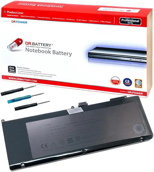 Main image of DR. BATTERY - Replacement for 15" A1286 (2009) / 020-6380-A / 020-6766-B / 020-7134-01 (2009) / 661-5211 (2009) / 661-5476 (2009) / 661-5844 (2009) / A1321