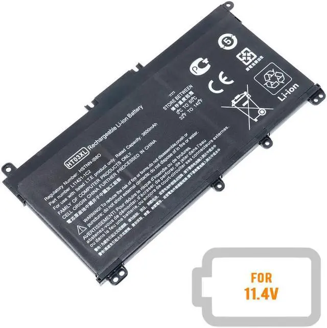 Alt view image 2 of 7 - DR. BATTERY L11119-855 HT03XL Battery Replacement for HP 17-by 17-ca Pavilion 14-ce 14-ma 15-cs 15-cw 15 Envy 15t-cs000 HSTNN-DB8R HSTNN-IB8O [11.4V / 39Wh]