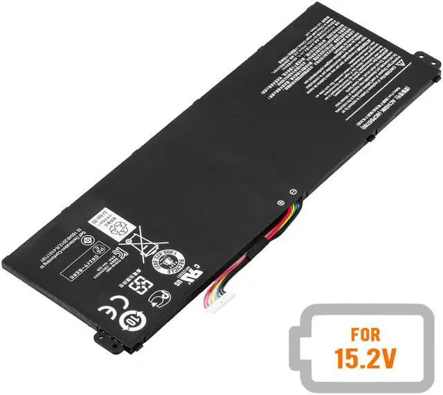 Alt view image 2 of 7 - DR. BATTERY AC14B8K AC14B3K for Acer Aspire A515-51 A517-51 E3-111 E5-771 ES1-431 ES1-511 ES1-512 V3-111 V3-112P V3-371 Chromebook 13 C810 15 C910 TravelMate Spin B1 B118 TMP276 [15.2V / 55Wh]
