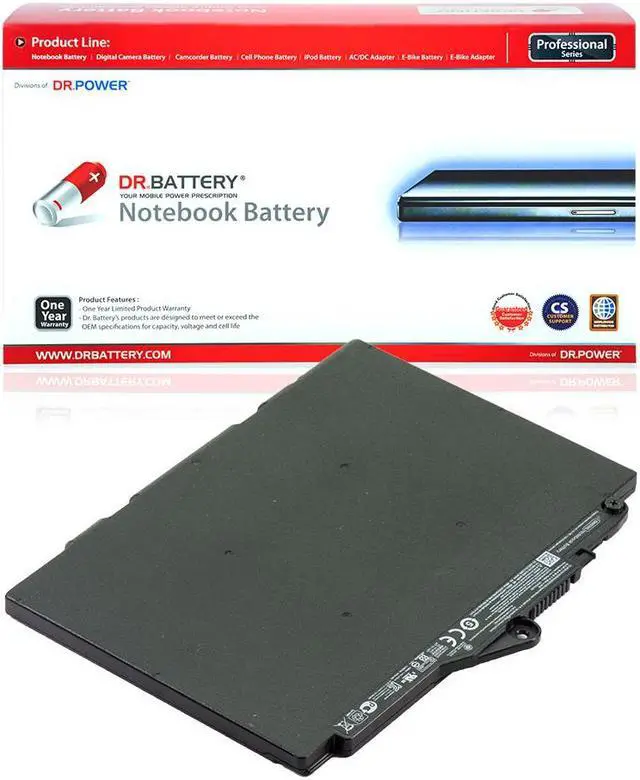 Main image of DR. BATTERY 800514-001 Laptop Battery Compatible with HP EliteBook 820 G3 725 G3 725 G4 Series SN03XL SN03044XL T7B33AA 800232-241 L8K49AV HSTNN-DB6V HSTNN-L42C 800232-541 [11.4V / 31Wh]