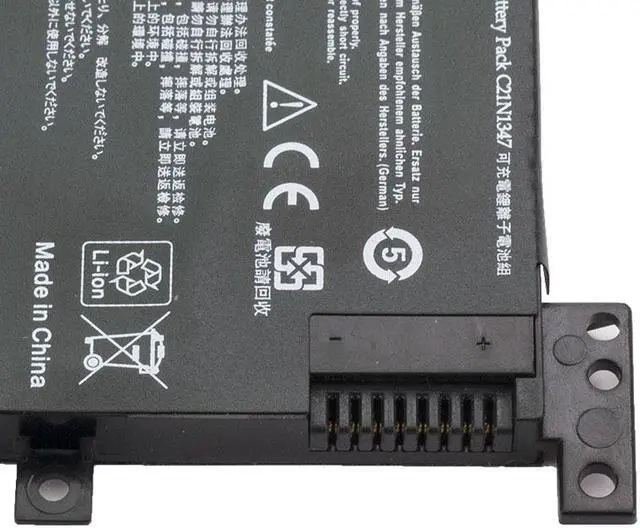 Alt view image 3 of 7 - DR. Battery C21N1347 Laptop Battery Compatible with Asus X555LA X555 X555LD X555LN X555DA R556L X555LB X555DG Series 0B200-01200100 0B200-01200300 [7.6V / 36Wh]