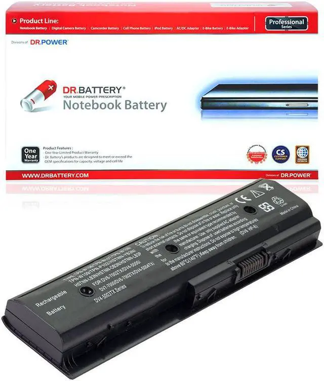Main image of DR. BATTERY 671731-001 672412-001 MO06 MO09 Battery Compatible with HP Pavilion DV4-5000 DV6-7000 DV6-7014nr DV7-7000 DV7t-7000 Series Envy M6-1045DX M6-1035DX M6-1125DX Series [10.8V / 48Wh]