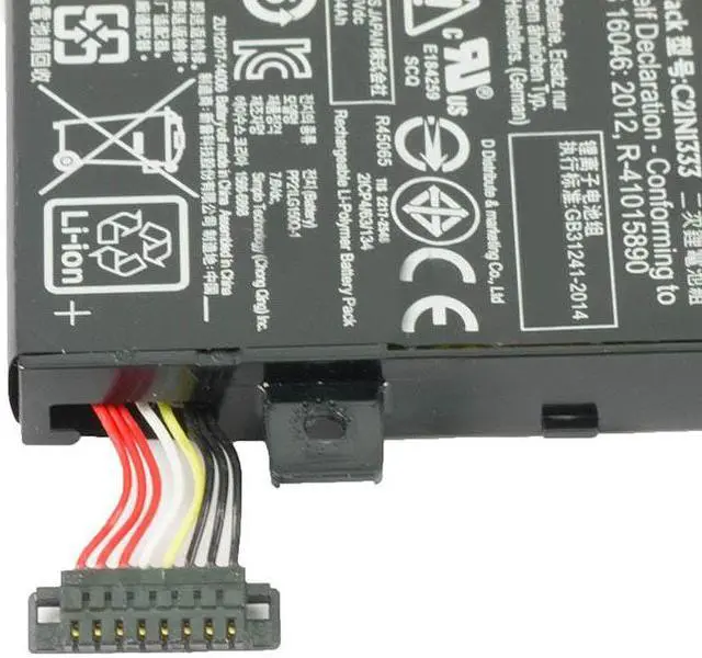 Alt view image 3 of 7 - DR. BATTERY C21N1333 Laptop Battery Compatible with Transformer Book Flip TP550LA TP550LD TP550LJ Series 0B200-00860200 C21NI333 TP550LA-BH71T-CB [7.5V / 31Wh]