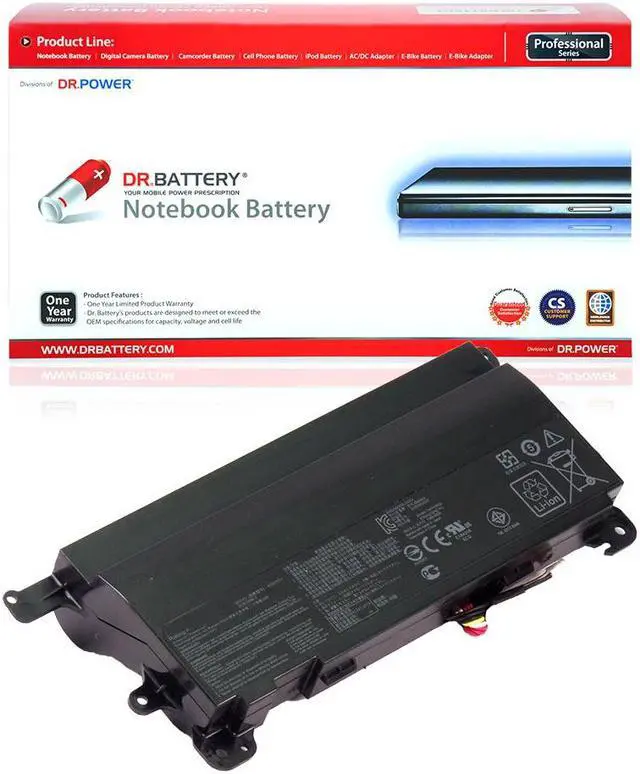 Main image of DR.BATTERY A32N1511 Laptop Battery for Asus ROG G752V ROG G752VL ROG G752VT ROG G752VM ROG G752VY ROG GFX72J Series A32LM9H 0B110-00370000 [11.25V / 67Wh]