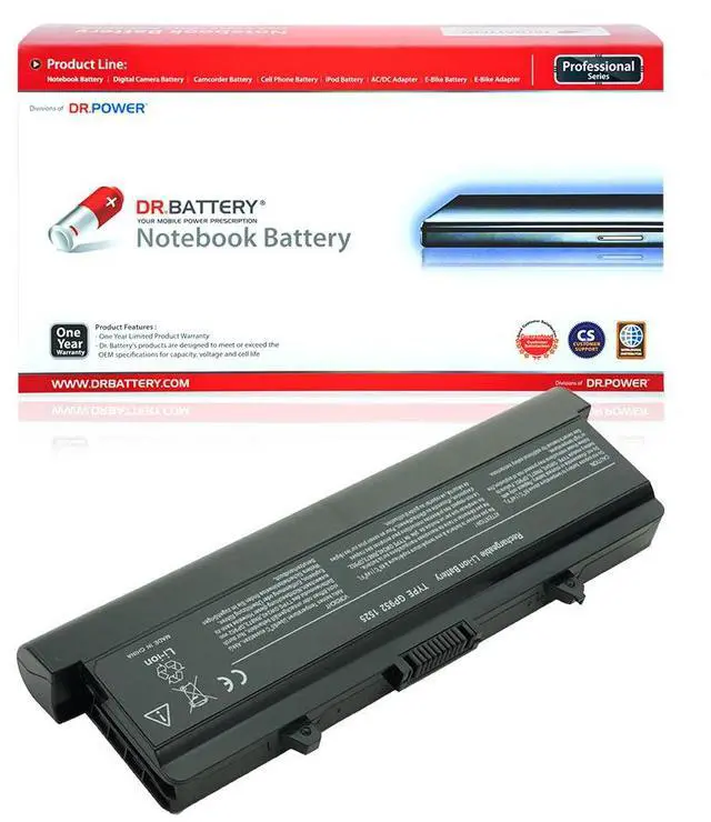 Main image of DR. BATTERY 312-0626 | 312-0940 for Dell Inspiron 1525 | 1545 | 1750 | Vostro 500 Laptop Battery - 73Wh
