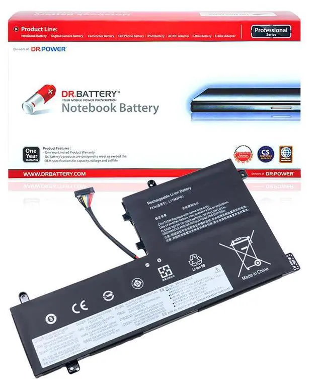 Main image of DR. BATTERY L17L3PG1 L17M3PG1 Battery for Lenovo Legion Y530 Y540 Y7000 Y7000P Series 5B10W67238 5B10Q80766 5B10Q82428