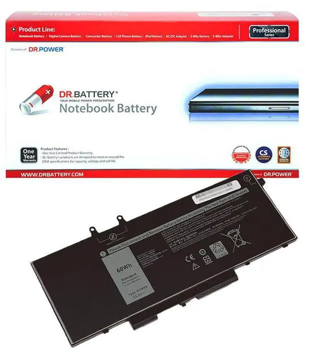 Main image of DR. BATTERY 3HWPP Laptop Battery for Dell Latitude 5401 5410 5411 5501 5510 5511 Precision 3541 3551 Inspiron 7706 2-in-1 Inspiron 17 7500 Inspiron 17 7506 2-in-1
