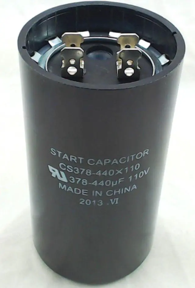 Main image of Start Capacitor, Round, 378-440 Mfd., 110 Volt, CS378-440X110