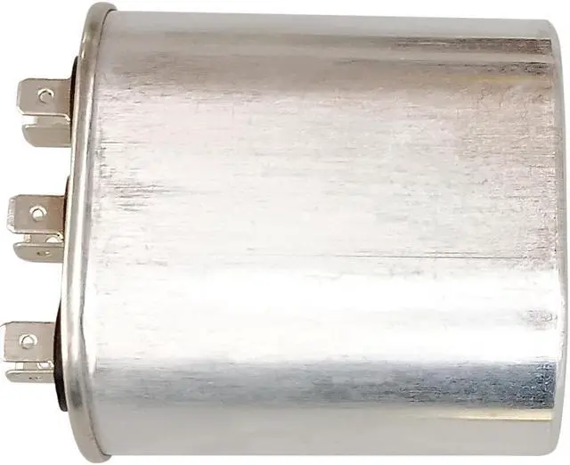 Alt view image 2 of 3 - Dual Run Capacitor, Oval, 15 + 10 Mfd., 370 Volt, CD15+10X370