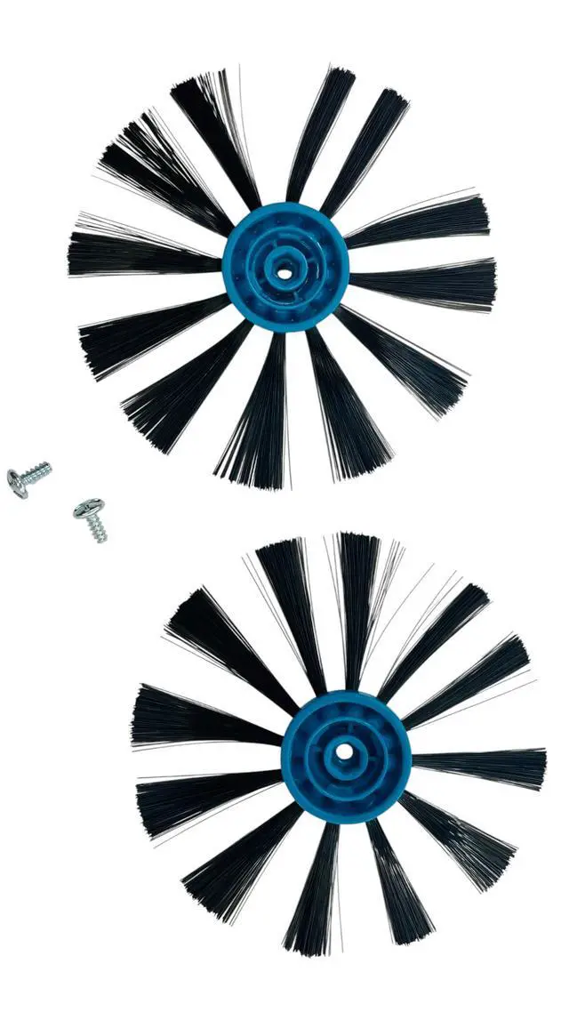 Alt view image 3 of 6 - Bissell EV675 Multi Surface Robotic Vacuum Edge Brushes and Screws, 2Pk, 1618522