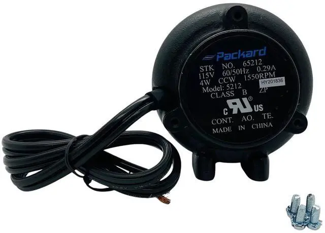 Alt view image 5 of 7 - Packard Unit Bearing Motor, 4 Watts, 115 V, 1550 RPM, 60/50Hz, 65212