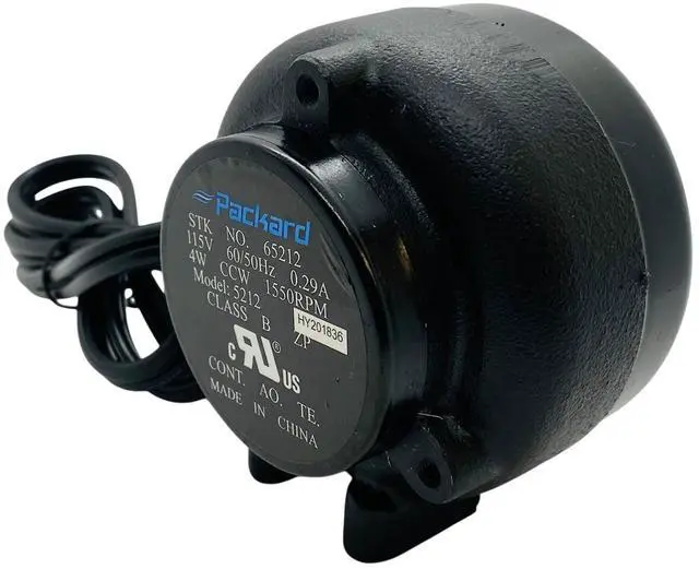 Alt view image 2 of 7 - Packard Unit Bearing Motor, 4 Watts, 115 V, 1550 RPM, 60/50Hz, 65212