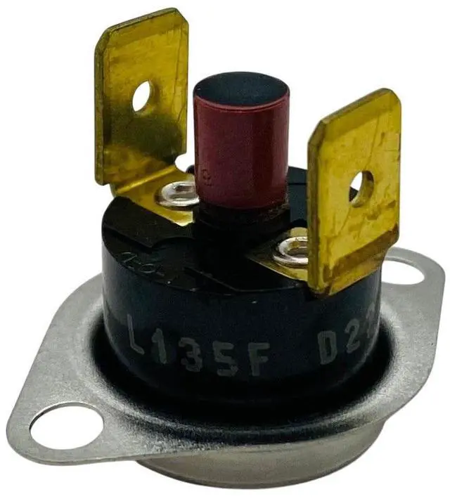 Main image of Furnace Thermostat With Manual Reset, 135°F Cut Out Temperature, SRL135