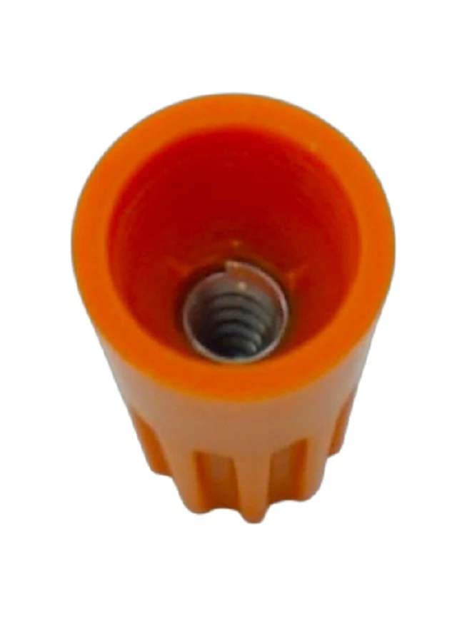 Alt view image 3 of 6 - Supco Wire Connector, large orange connector with spring insert, 100 Pk, T1151C