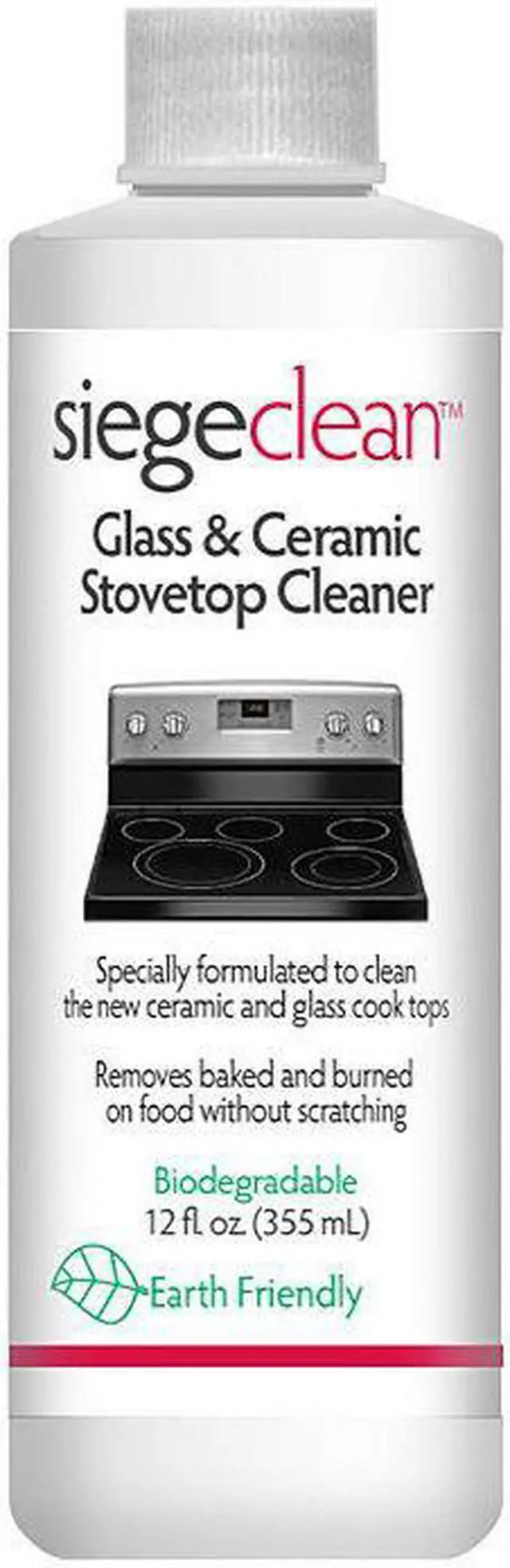Main image of Siege Glass & Cermaic Stovetop Cleaner, 12 oz, Earth Friendly, Made in USA, 775L