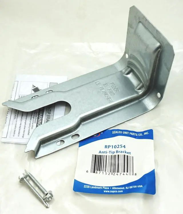 Alt view image 2 of 4 - Brand new Supco Anti Tip Bracket Assembly for General Electric Range RP10254