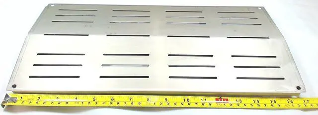 Alt view image 2 of 2 - Music City Metals 97441 Stainless Steel Heat Plate Replacement for Select Gas Grill Models by Charbroil, Grand Cafe and